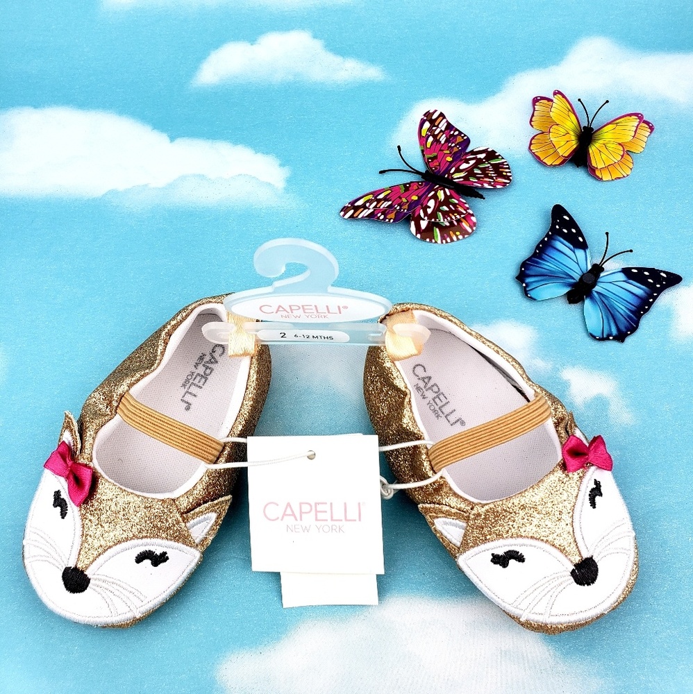 Capelli New York Fox Flats Infant Toddler Size 3